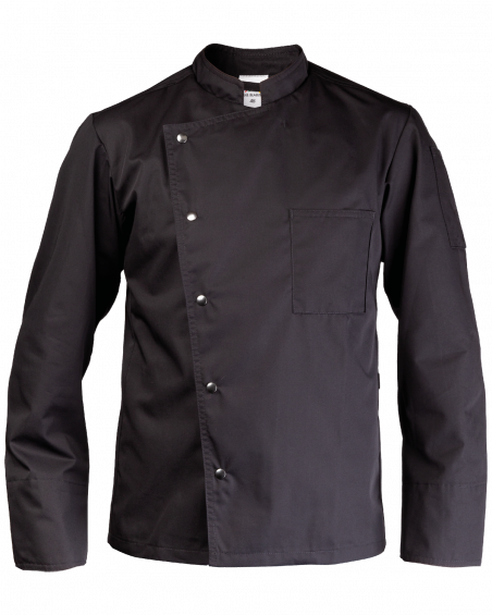 Bluza kucharska 361A, czarna - przód
