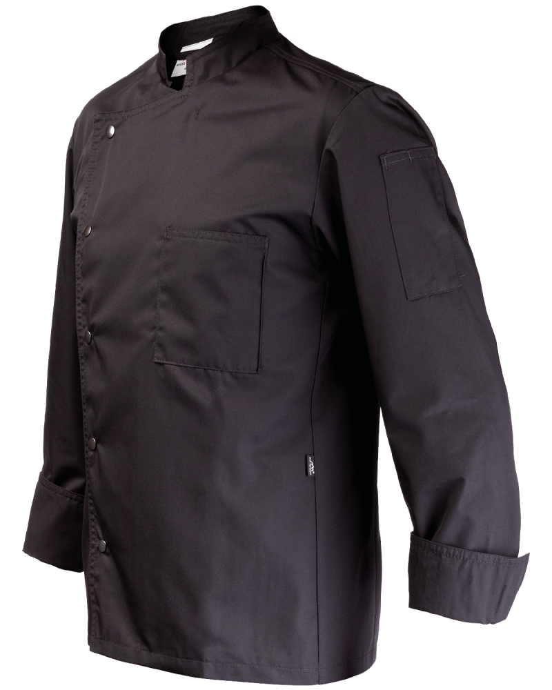 Bluza kucharska 361A, czarna - bok