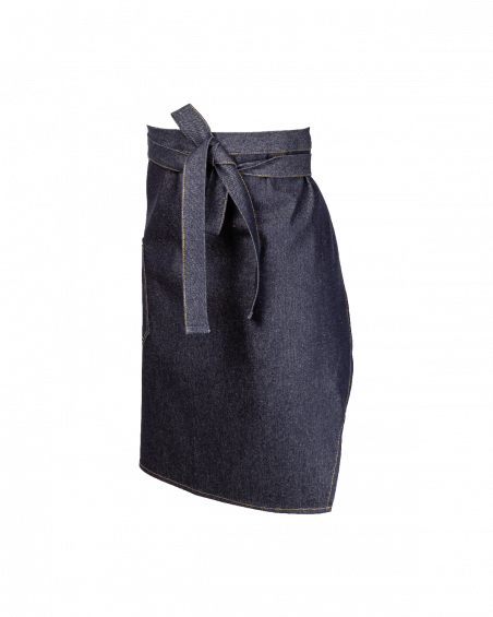Zapaska „60” Jeans z kieszonką – 100% bawełny - lewy bok