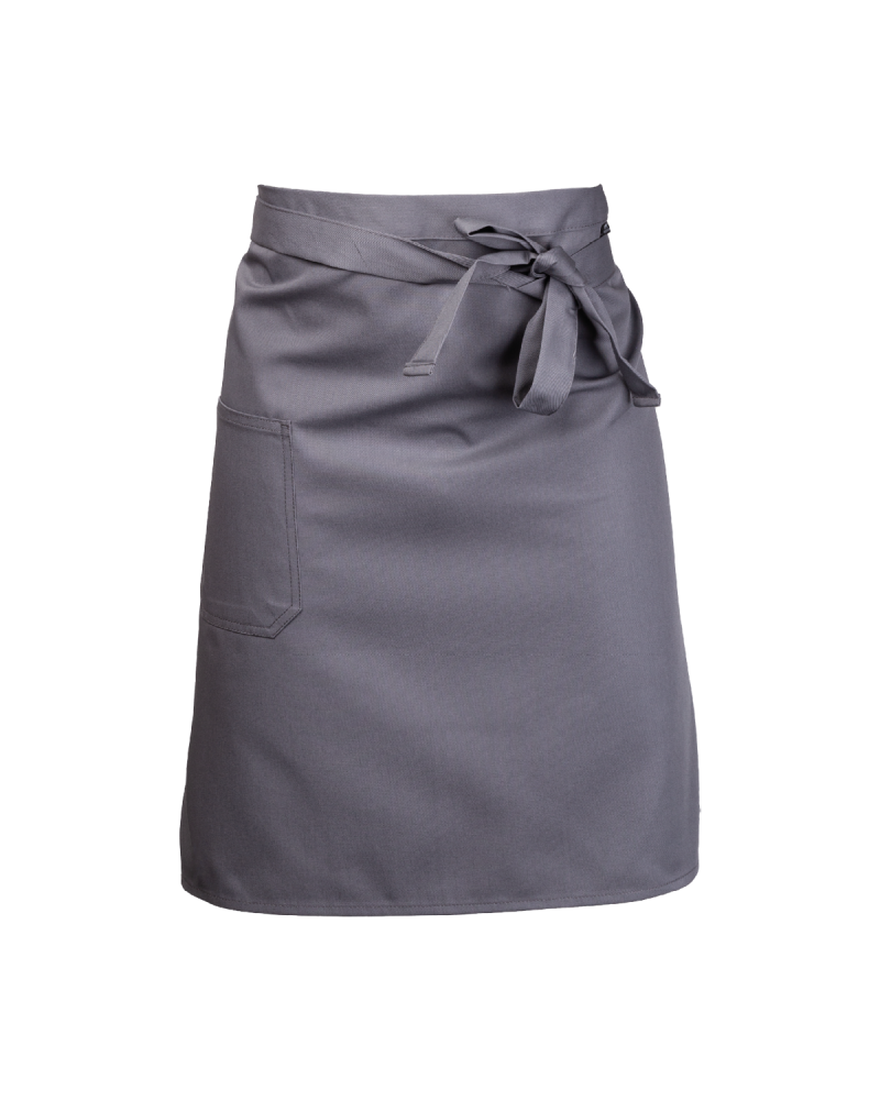 Zapaska „60” z kieszonką, szara - przód