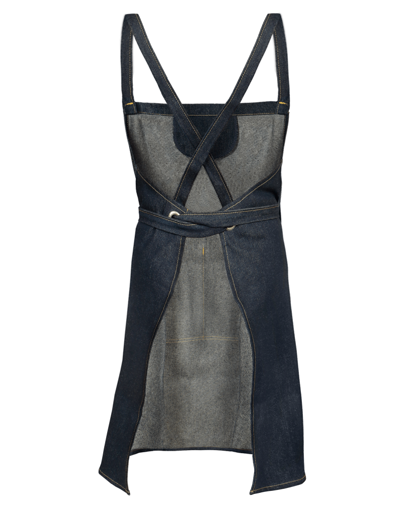 Fartuch Przedni - Jeans KBT kucharski - tył