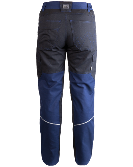 Spodnie damskie 5504/V-WORK serwisowe czarno-granatowe - tył spodni