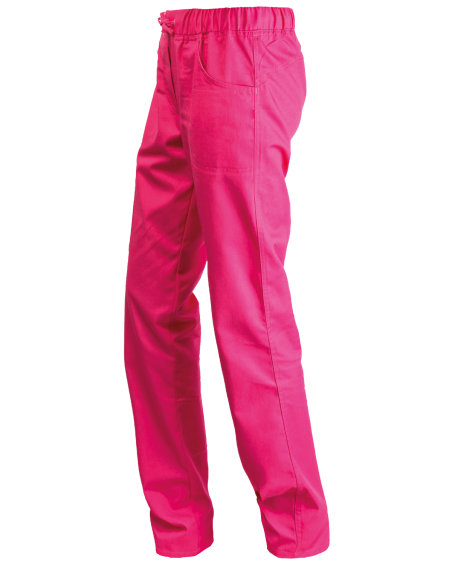spodnie damskie biodrówki, różowe - lewy bok
