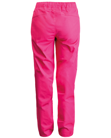 spodnie damskie biodrówki, różowe - tył