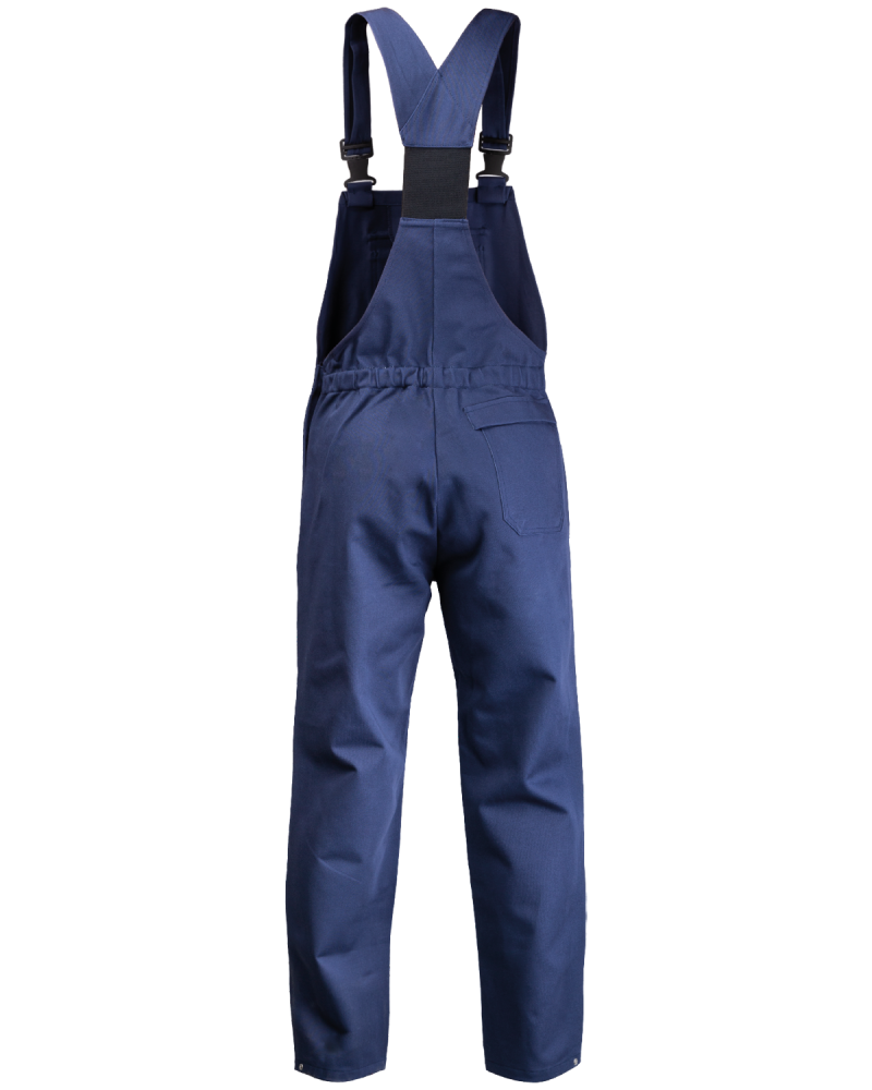 Ogrodniczki spawacz - Klasa 2, trudnopalne - tył