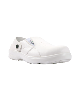 sandały Haccp Bari, białe gastronomia - prawy bok buta