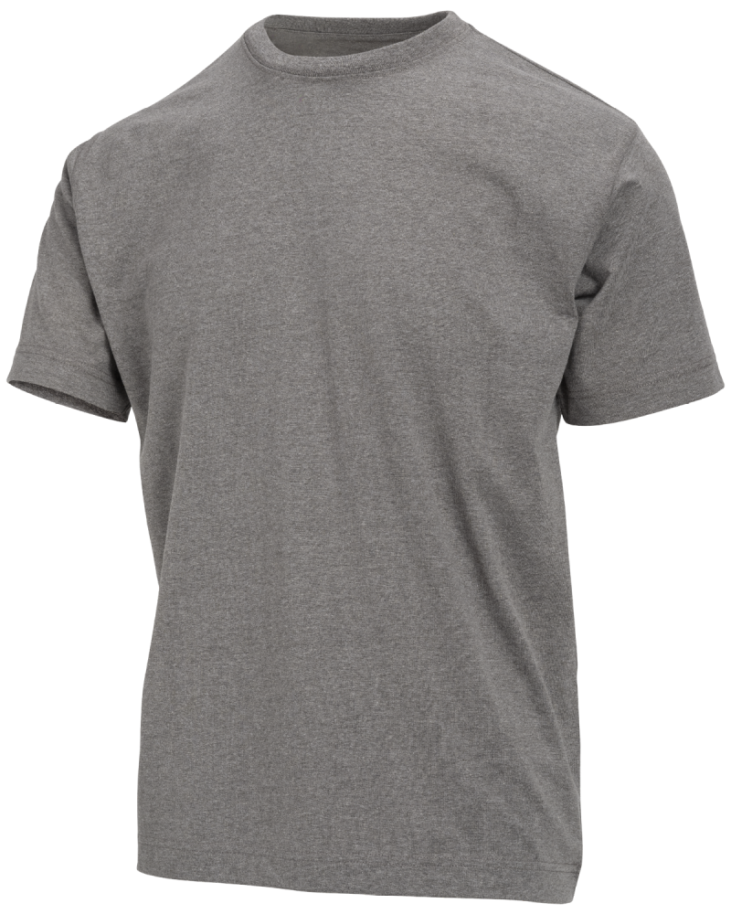 t-shirt roboczy, szary - lewy bok koszulki