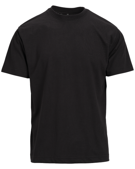 t-shirt roboczy, czarny - przód koszulki