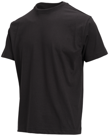t-shirt roboczy, czarny - lewy bok koszulki