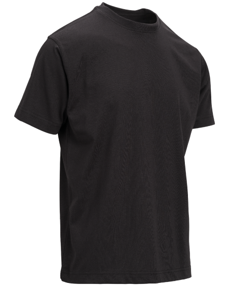 t-shirt roboczy, czarny - prawy bok koszulki