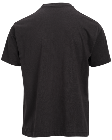 t-shirt roboczy, czarny - tył koszulki