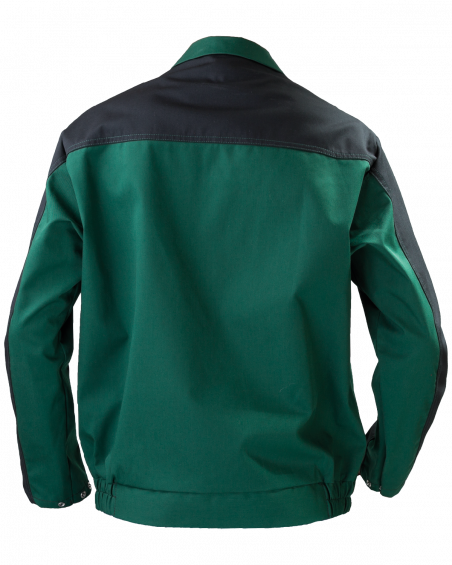 Bluza robocza Work, zielono-czarna - tył bluzy