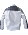Bluza robocza Work, biało-szara - tył bluzy