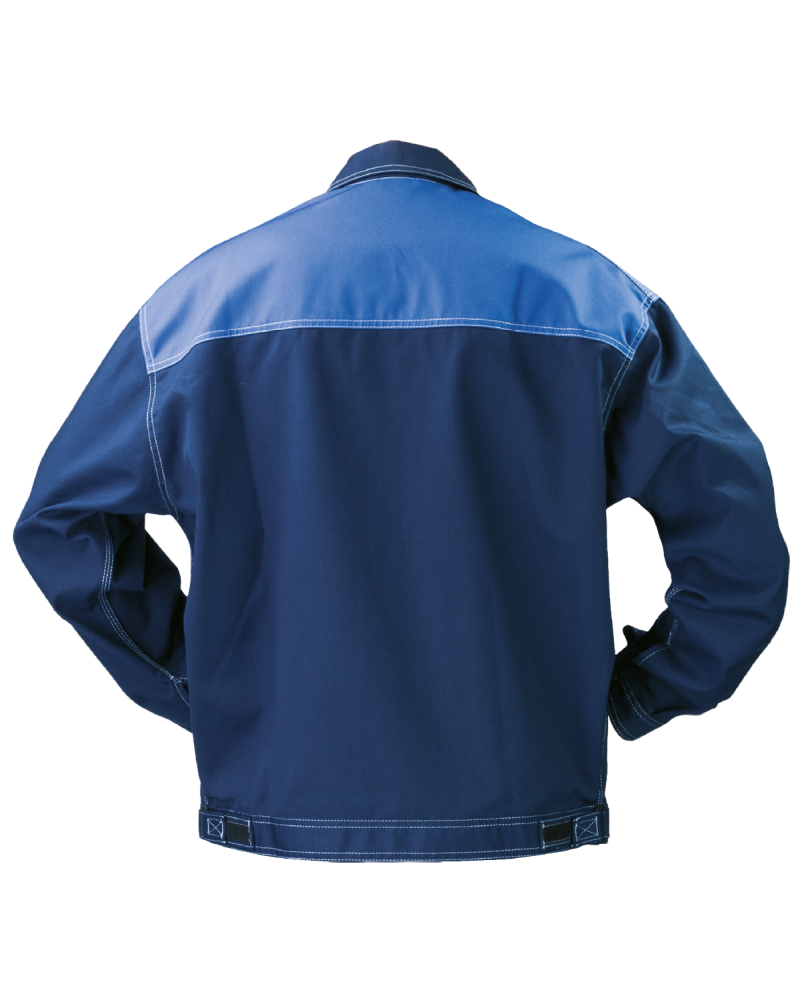 Bluza robocza PROFI, granatowo-niebieska - tył bluzy