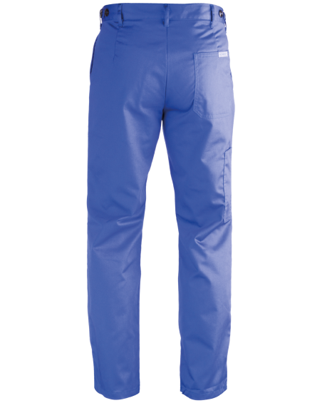 Spodnie classic Kneiter, niebieskie - tył