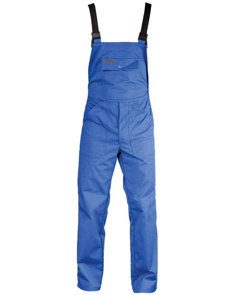 Ogrodniczki classic Kneiter, niebieskie - przód