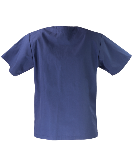 Bluza medyczna unisex, granatowa - tył bluzy