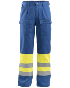Spodnie Hi vis multiochronne (Niebieski, Żółty Hi-Vis)