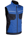 Kamizelka ocieplana 2506 z odblaskami V-WORK (Niebieski/Czarny)