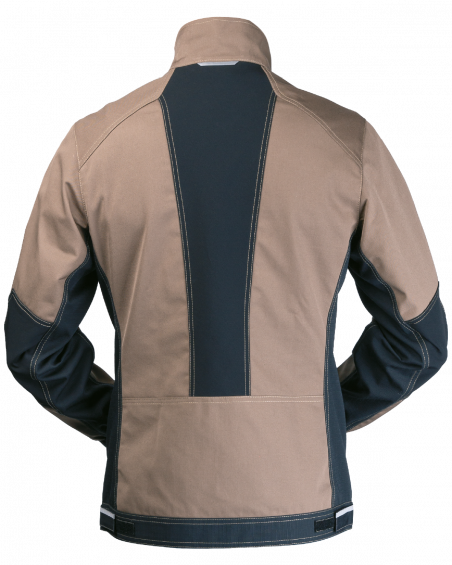 Bluza 3506 z odblaskami (Brązowy/Czarny) - tył bluzy