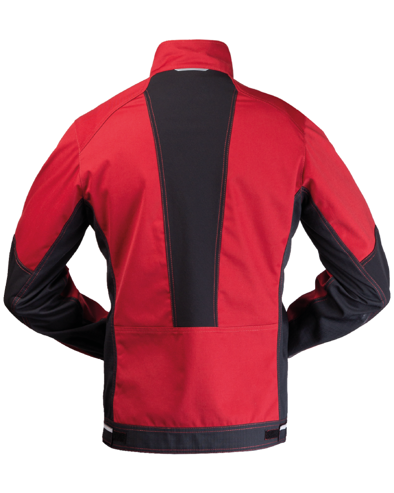 Bluza 3506 z odblaskami (Bordowy/Czarny) - tył bluzy