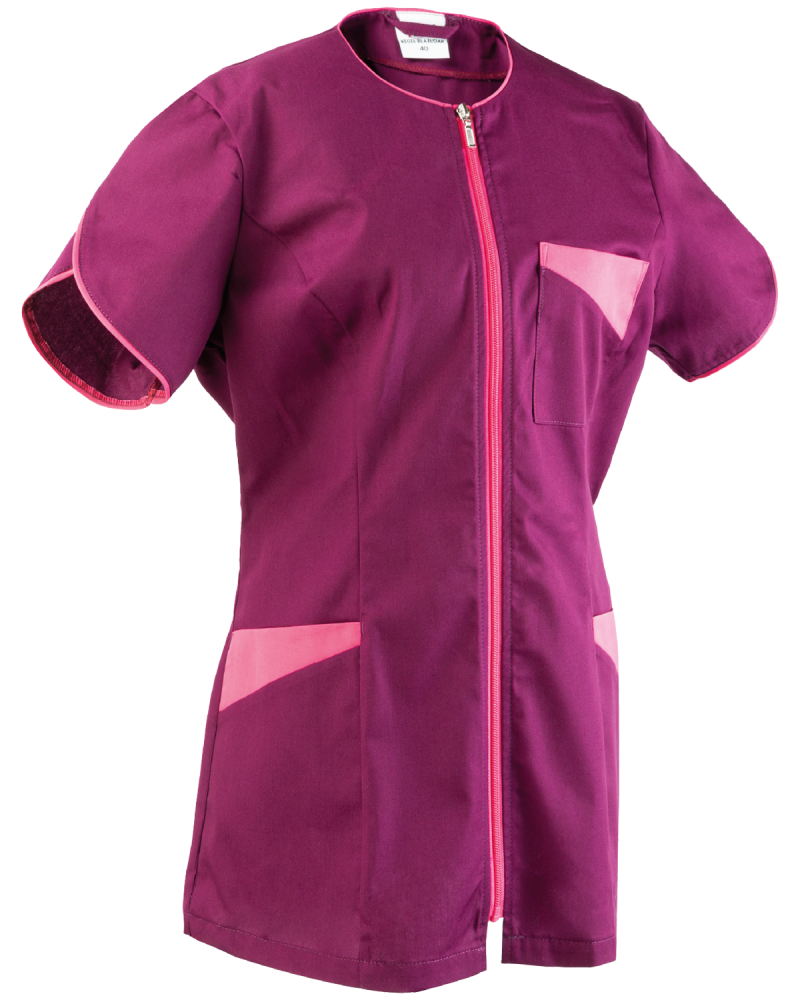 Bluza damska 390A - Krótki Rękaw KBT - prawa strona